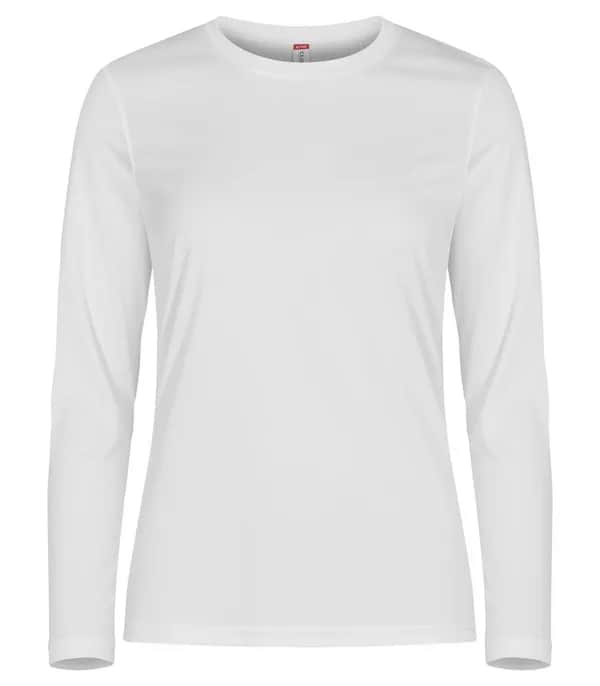 Basic Active-T L/S Women - White