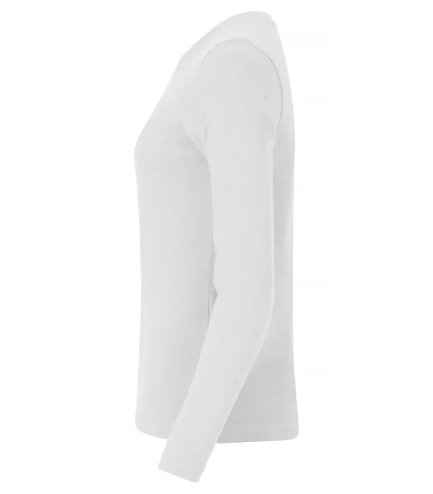 Premium Fashion-T L/S Women - White