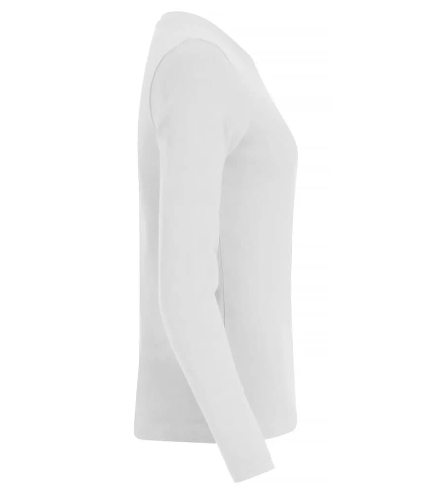Premium Fashion-T L/S Women - White