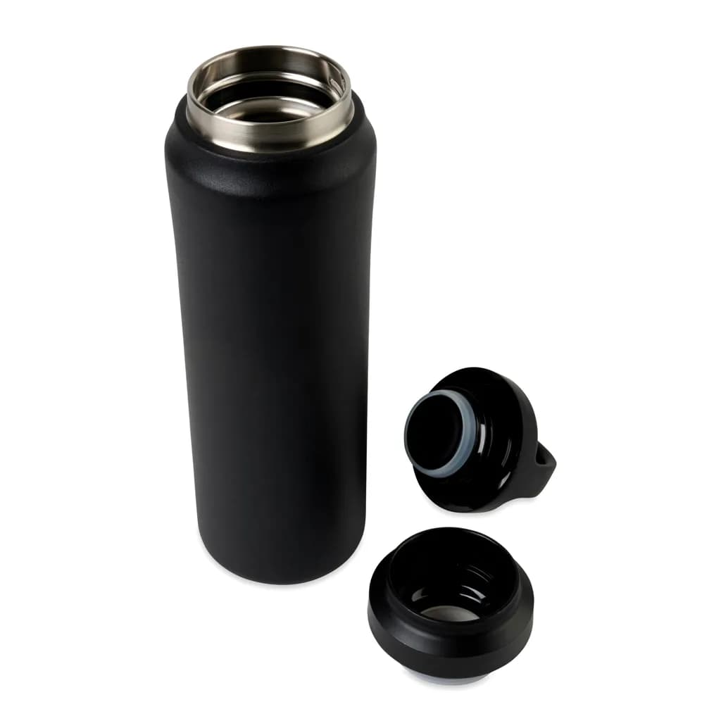 Aviana™ Rowan RCS recycelte Wasserflasche 470ml - schwarz