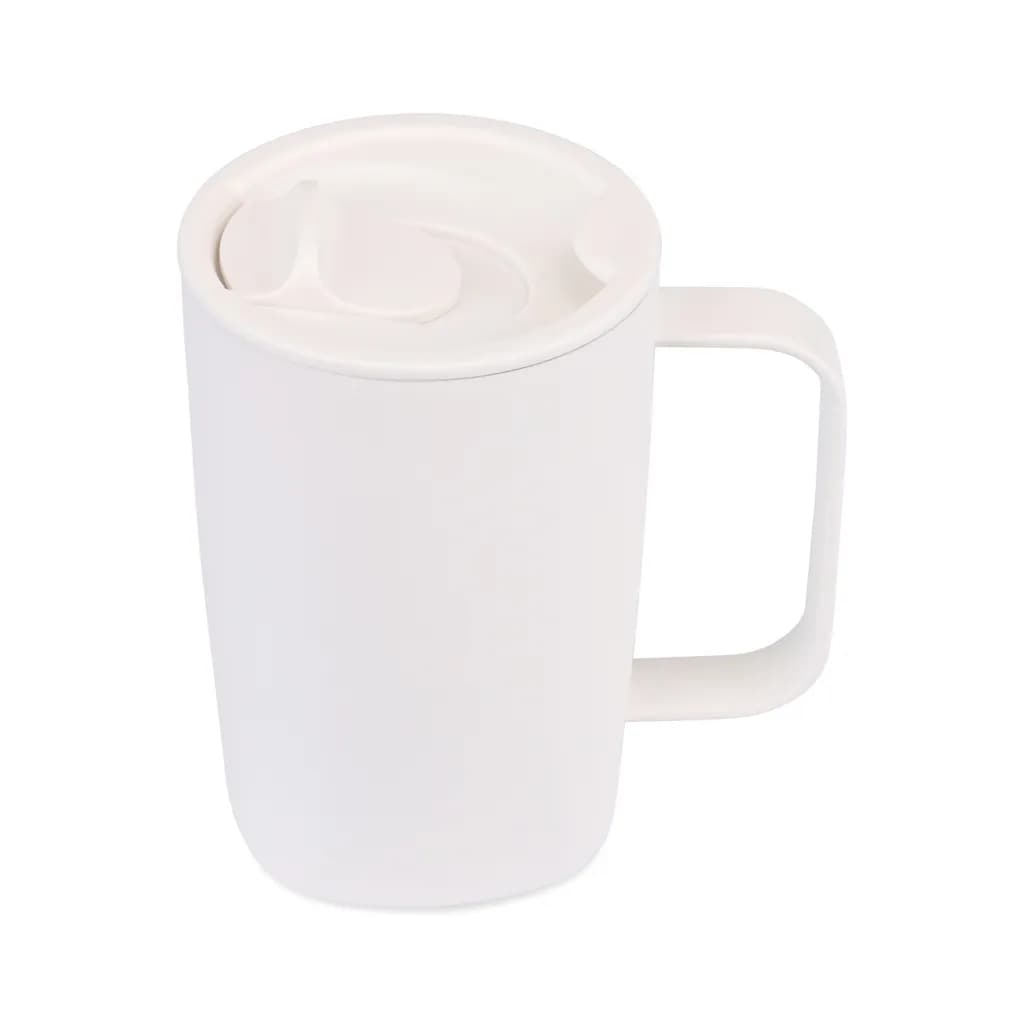 Aviana™ Rowan RCS recycelter Becher 450ml - weiß