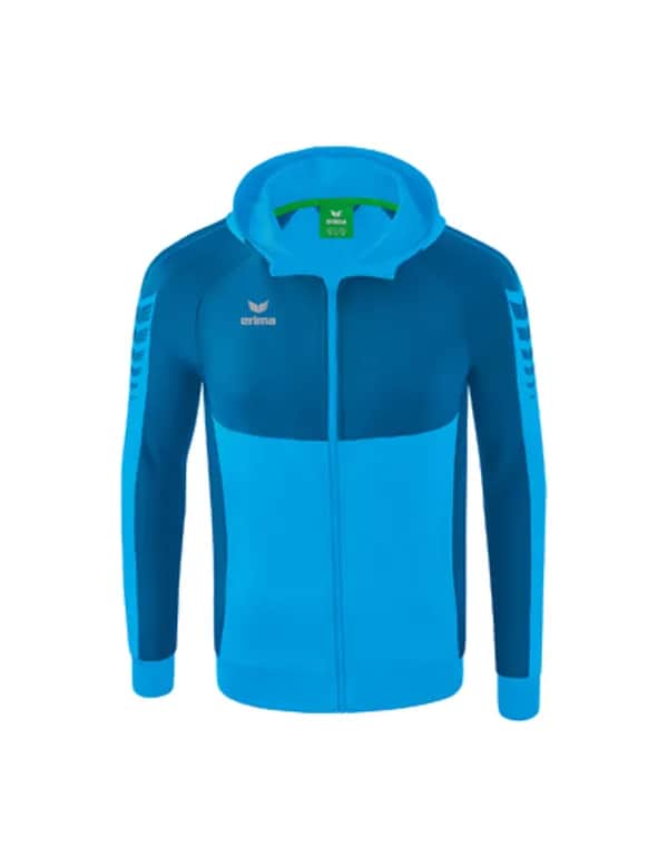 Six Wings Trainingsjacke mit Kapuze - Erwachsene - curacao/mykonos