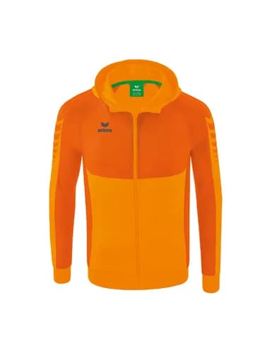 Six Wings Trainingsjacke mit Kapuze - Erwachsene - new orange/orange
