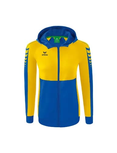 Six Wings Trainingsjacke mit Kapuze - Damen - new royal/gelb