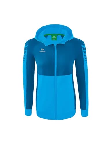 Six Wings Trainingsjacke mit Kapuze - Damen - curacao/mykonos