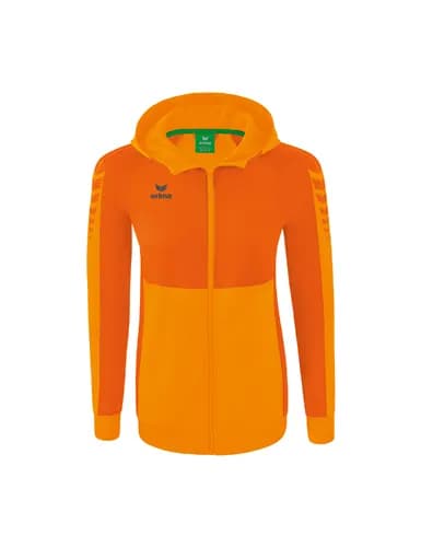 Six Wings Trainingsjacke mit Kapuze - Damen - new orange/orange
