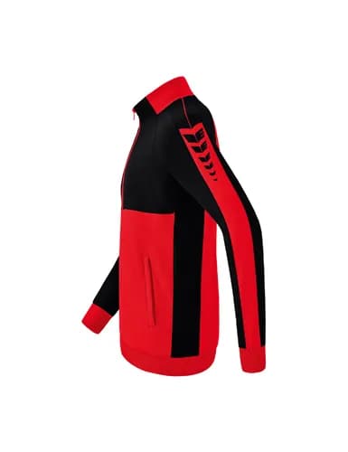 Six Wings Worker Jacke - Kinder - rot/schwarz
