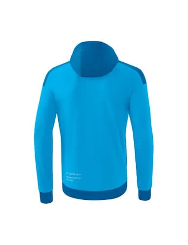 CHANGE by erima Trainingsjacke mit Kapuze - Erwachsene - curacao/mykonos/weiß