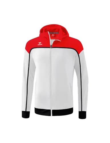 CHANGE by erima Trainingsjacke mit Kapuze - Kinder - weiß/rot/schwarz