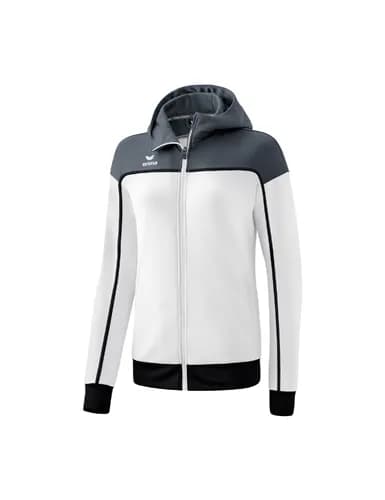 CHANGE by erima Trainingsjacke mit Kapuze - Damen - weiß/slate grey/schwarz