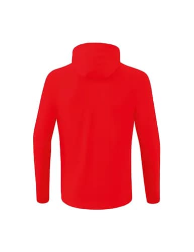 LIGA STAR Trainingsjacke mit Kapuze - Erwachsene - rot/weiß