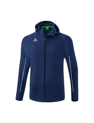 LIGA STAR Trainingsjacke mit Kapuze - Erwachsene - new navy/weiß