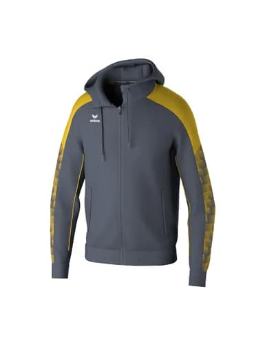 EVO STAR Trainingsjacke mit Kapuze - Erwachsene - slate grey/gelb