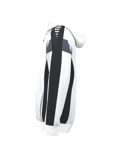 CELEBRATE 125 Training Jacket with hood - Kinder - weiß/schwarz