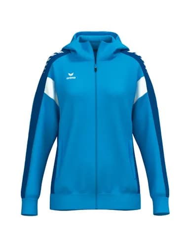CELEBRATE 125 Training Jacket with hood - Damen - curacao/new royal