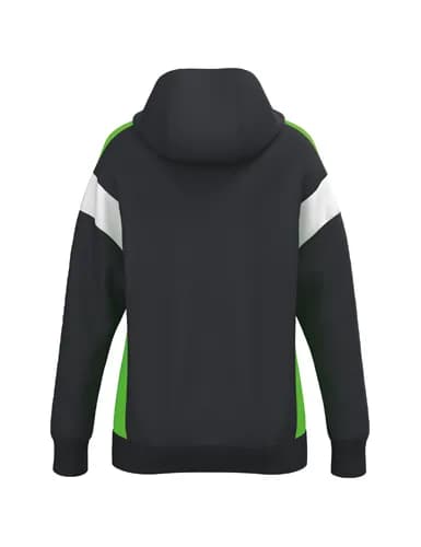 CELEBRATE 125 Training Jacket with hood - Damen - schwarz/green gecko