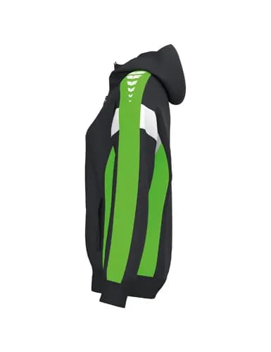 CELEBRATE 125 Training Jacket with hood - Damen - schwarz/green gecko