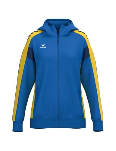 CELEBRATE 125 Training Jacket with hood - Damen - new royal/gelb