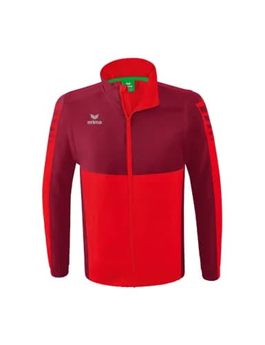 Six Wings Jacke mit abnehmbaren Ärmeln - Erwachsene - rot/bordeaux