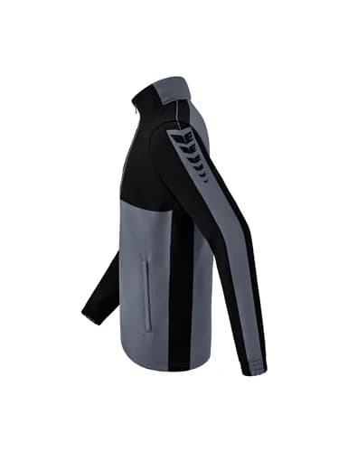 Six Wings Jacke mit abnehmbaren Ärmeln - Erwachsene - slate grey/schwarz