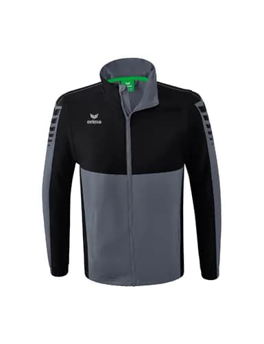 Six Wings Jacke mit abnehmbaren Ärmeln - Erwachsene - slate grey/schwarz