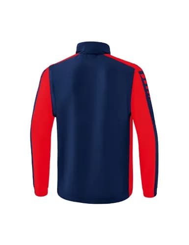 Six Wings Jacke mit abnehmbaren Ärmeln - Erwachsene - new navy/rot