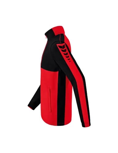 Six Wings Jacke mit abnehmbaren Ärmeln - Erwachsene - rot/schwarz