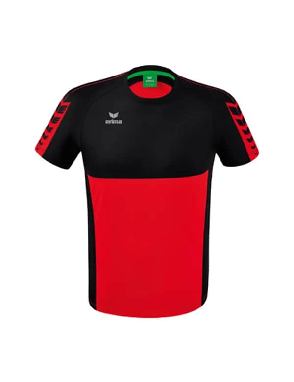 Six Wings T-Shirt - Erwachsene - rot/schwarz