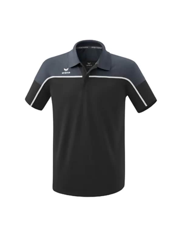 CHANGE by erima Poloshirt - Erwachsene - black grey/slate grey/weiß