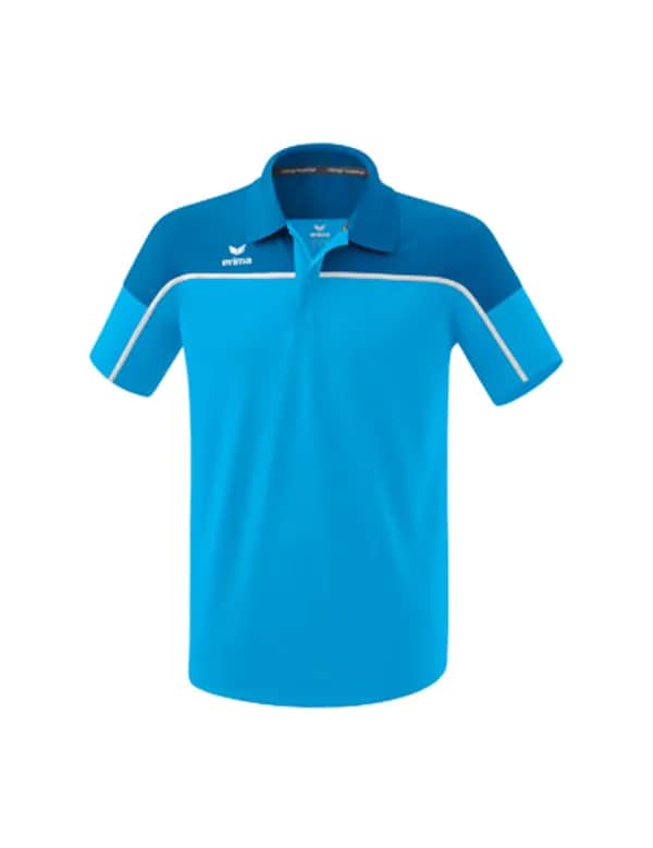 CHANGE by erima Poloshirt - Erwachsene - curacao/mykonos/weiß