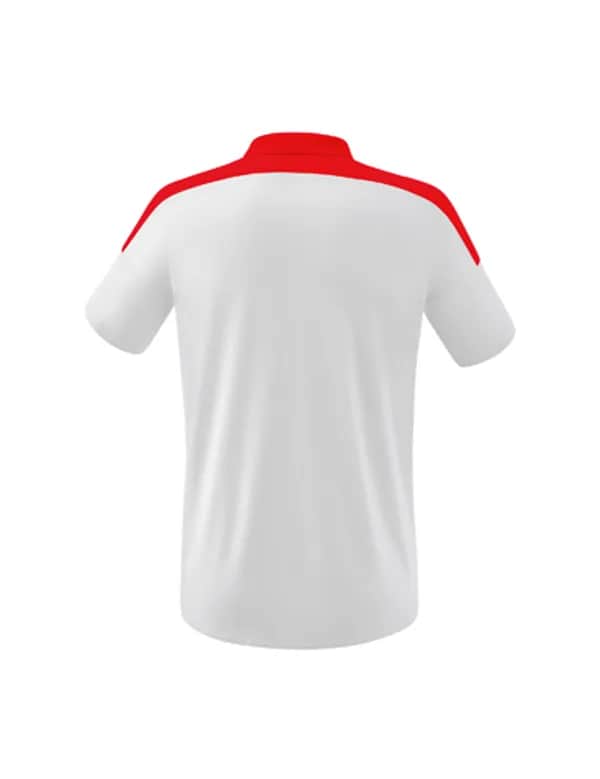 CHANGE by erima Poloshirt - Erwachsene - weiß/rot/schwarz