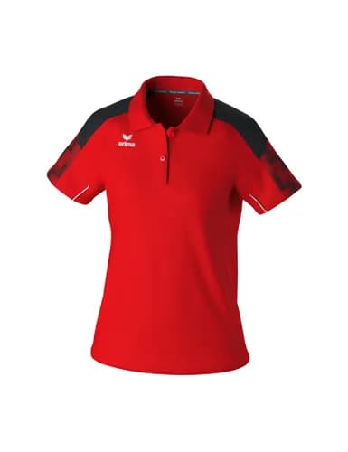 EVO STAR Poloshirt - Damen - rot/schwarz