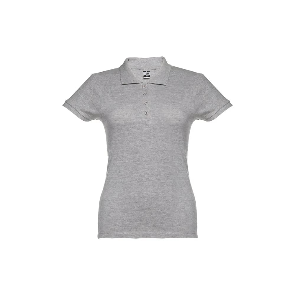 Damen Poloshirt - THC EVE II - Hellgrau melliert