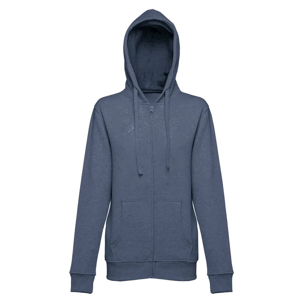 Sweatshirt für Frauen aus Baumwolle und Polyester - THC AMSTERDAM WOMEN II - Blau melliert