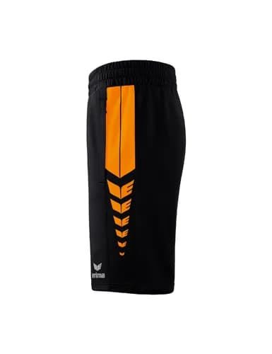 Six Wings Worker Shorts - Kinder - schwarz/new orange