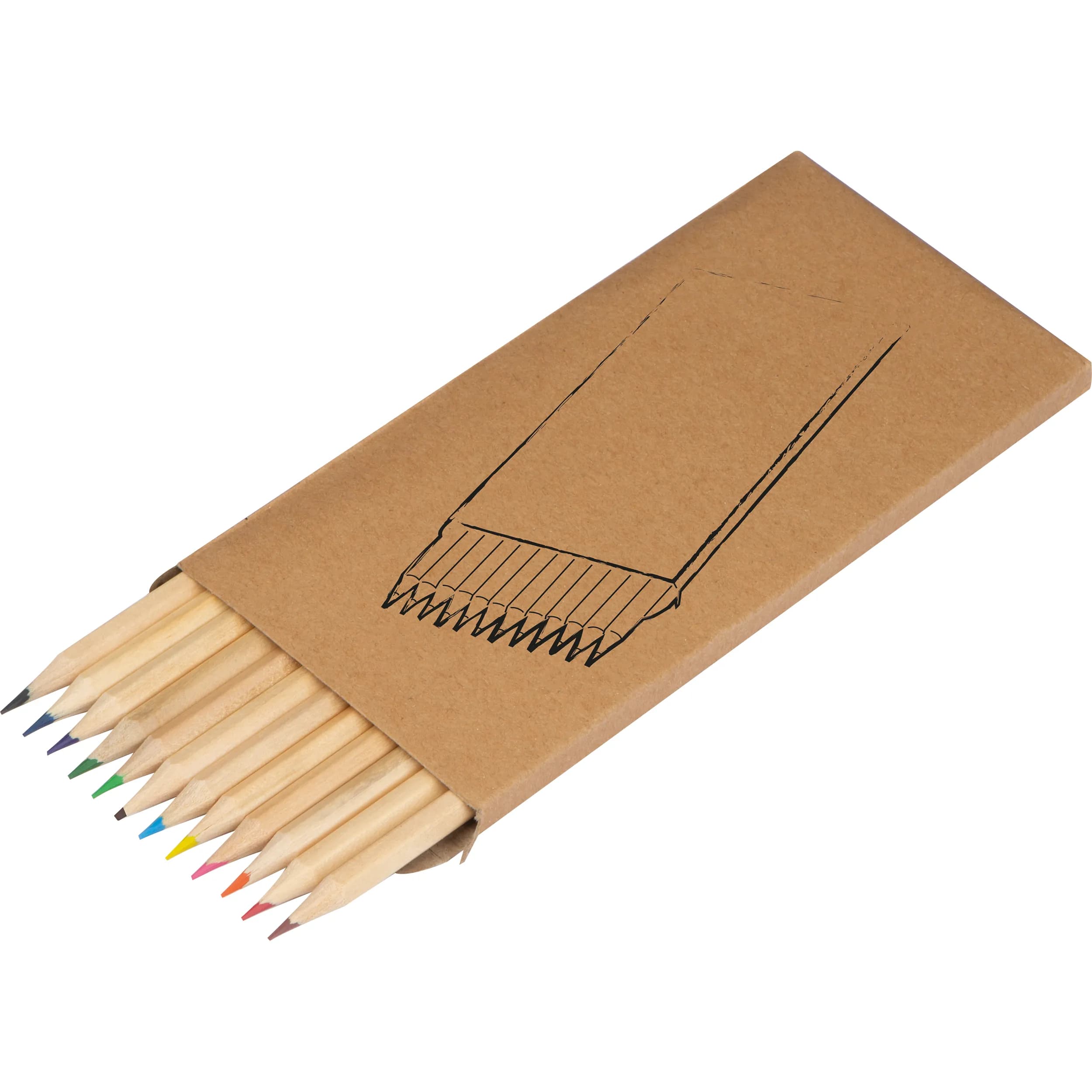 12 teiliges Buntstiftset MATEO - beige