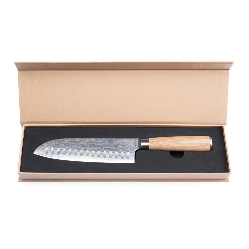 VINGA Hattasan Damascus Santoku Messer - Stahl