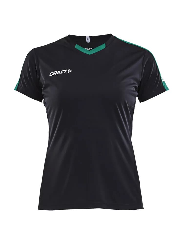 Progress Jersey Contrast W - Black/Team Green