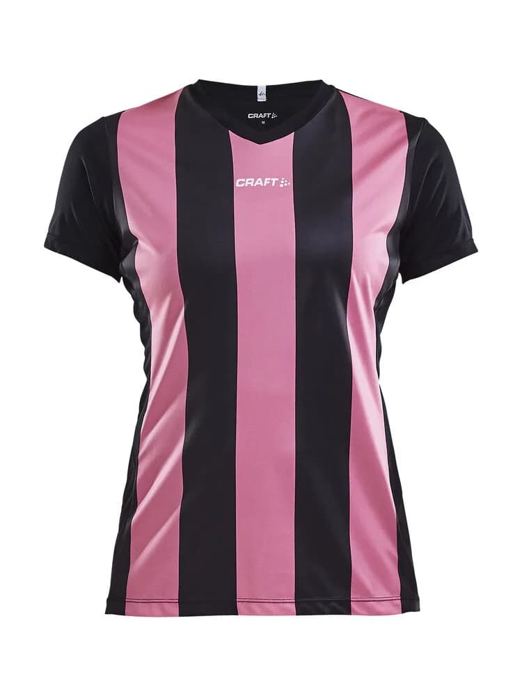 Progress Jersey Stripe W - Black/Pop