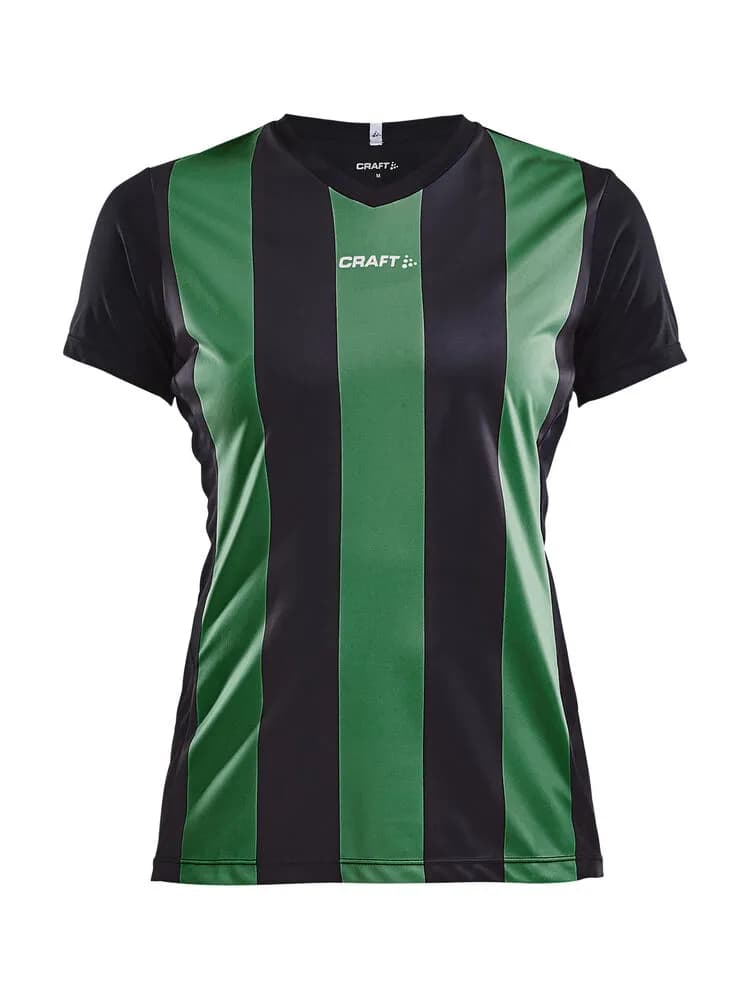 Progress Jersey Stripe W - Black/Team Green