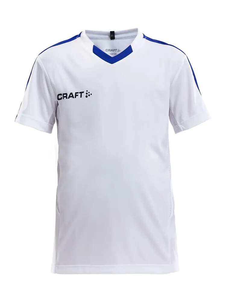 Progress Jersey Contrast Jr - White/Royal