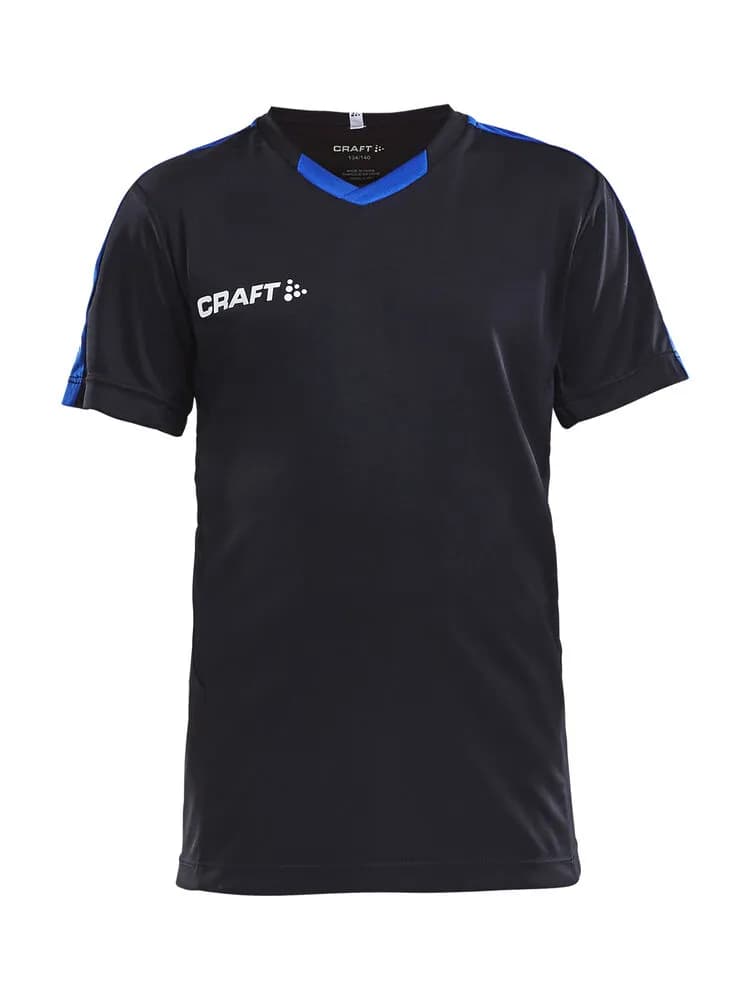 Progress Jersey Contrast Jr - Black/Royal Blue