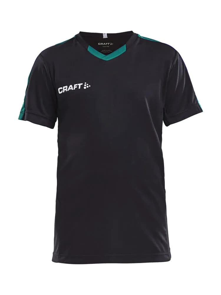 Progress Jersey Contrast Jr - Black/Team Green