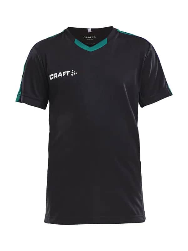 Progress Jersey Contrast Jr - Black/Team Green