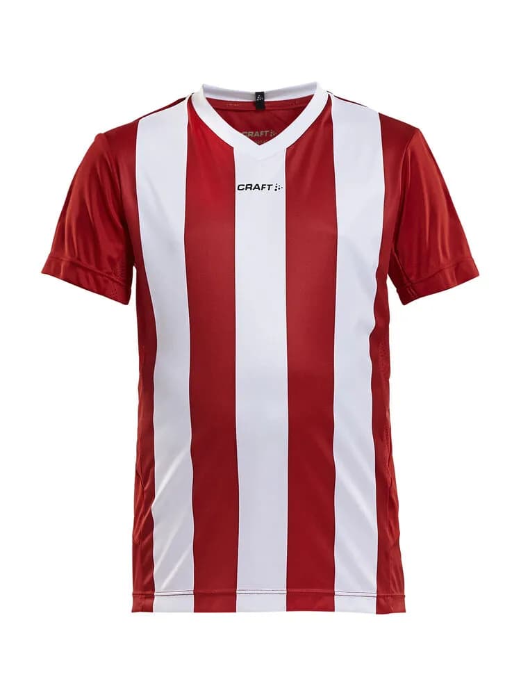 Progress Jersey Stripe Jr - Bright Red