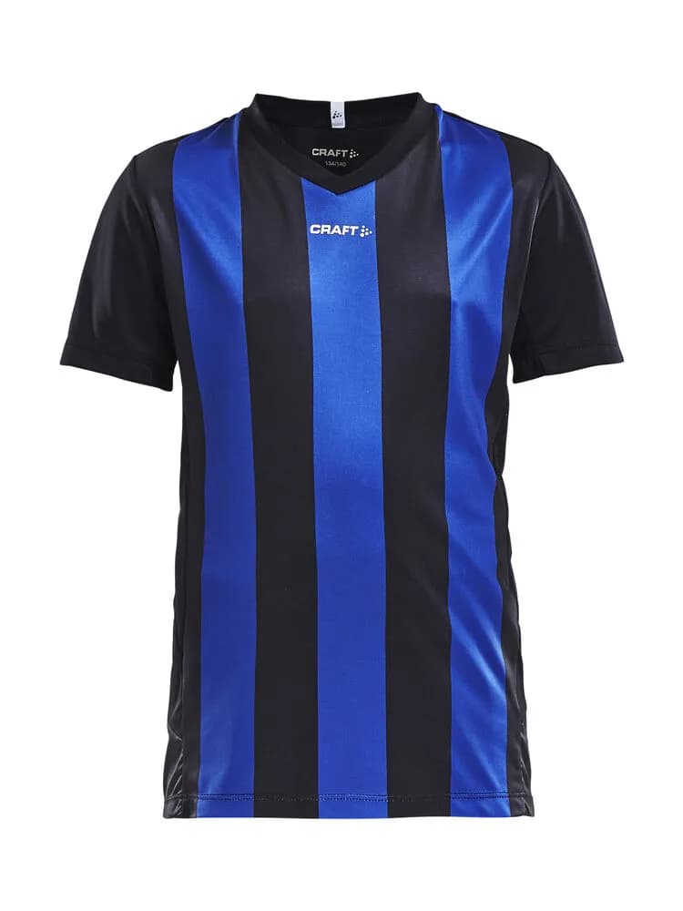 Progress Jersey Stripe Jr - Black/Club Cobolt