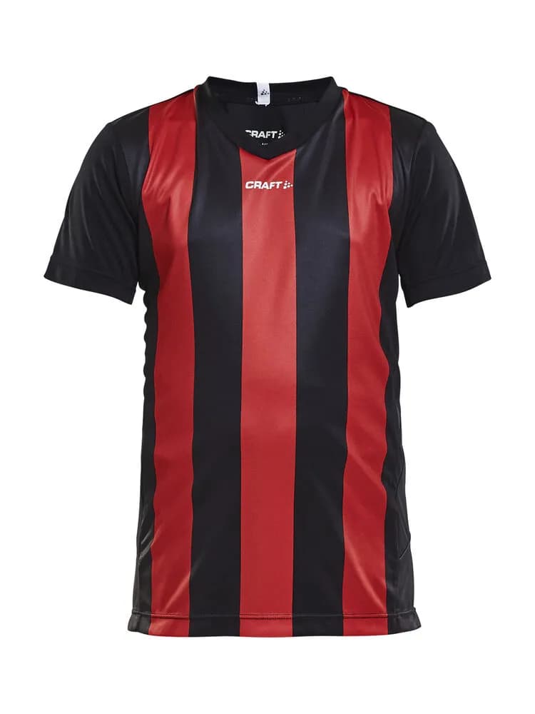 Progress Jersey Stripe Jr - Black/Bright Red