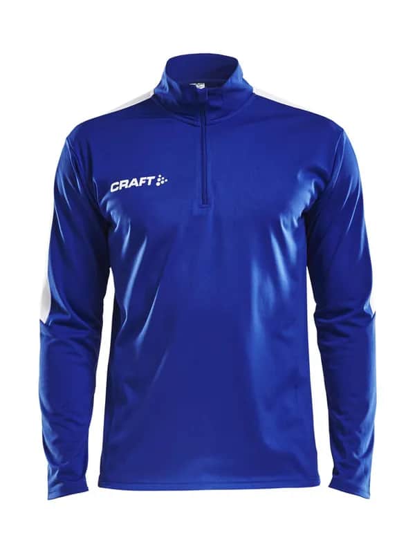 Progress Halfzip Ls Tee M - Club Cobolt