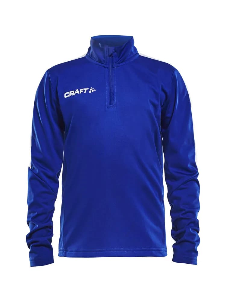 Progress Halfzip Ls Tee Jr - Club Cobolt