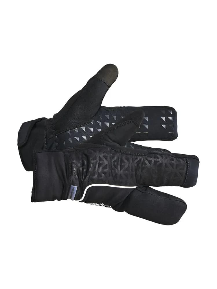 Siberian 2.0 Split Finger Glove - Black